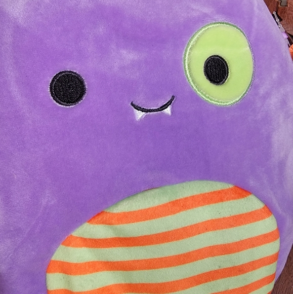 Squishmallows Blaze Bat Monster Halloween Treat Pail,Purse - Picture 2 of 10